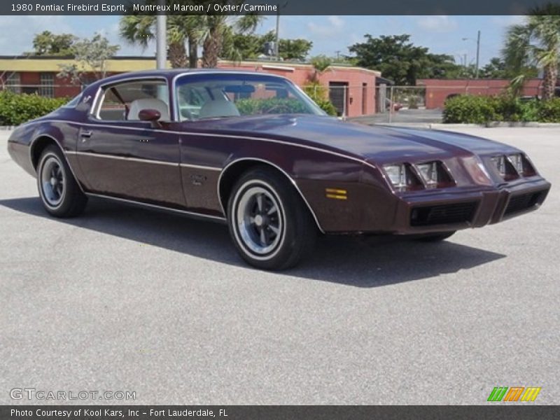 Montreux Maroon / Oyster/Carmine 1980 Pontiac Firebird Esprit