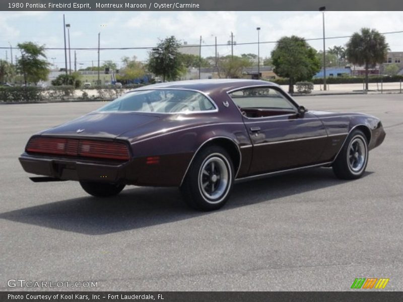 Montreux Maroon / Oyster/Carmine 1980 Pontiac Firebird Esprit