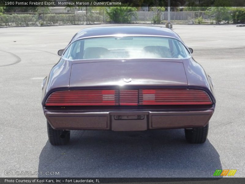 Montreux Maroon / Oyster/Carmine 1980 Pontiac Firebird Esprit