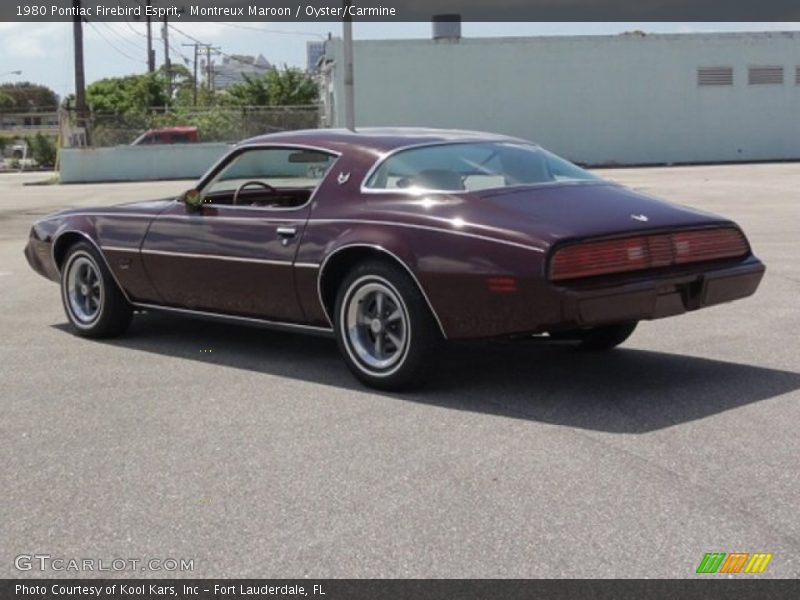 Montreux Maroon / Oyster/Carmine 1980 Pontiac Firebird Esprit