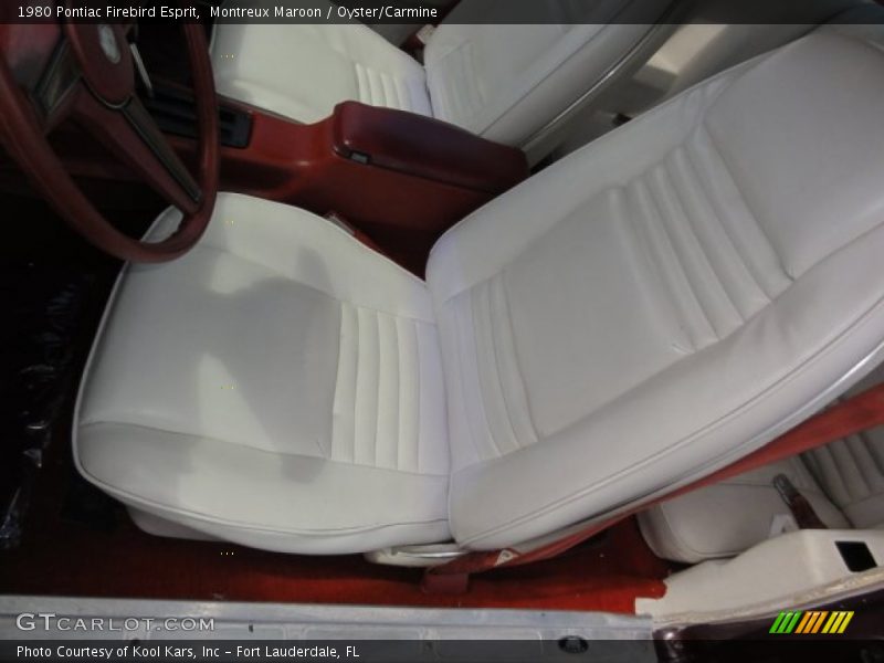 Montreux Maroon / Oyster/Carmine 1980 Pontiac Firebird Esprit