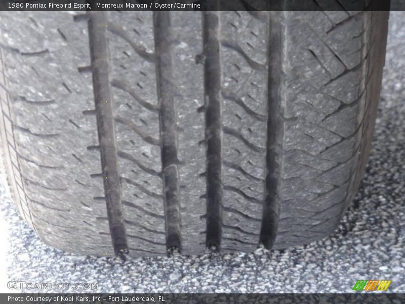 Montreux Maroon / Oyster/Carmine 1980 Pontiac Firebird Esprit