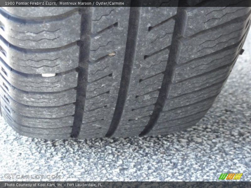 Montreux Maroon / Oyster/Carmine 1980 Pontiac Firebird Esprit