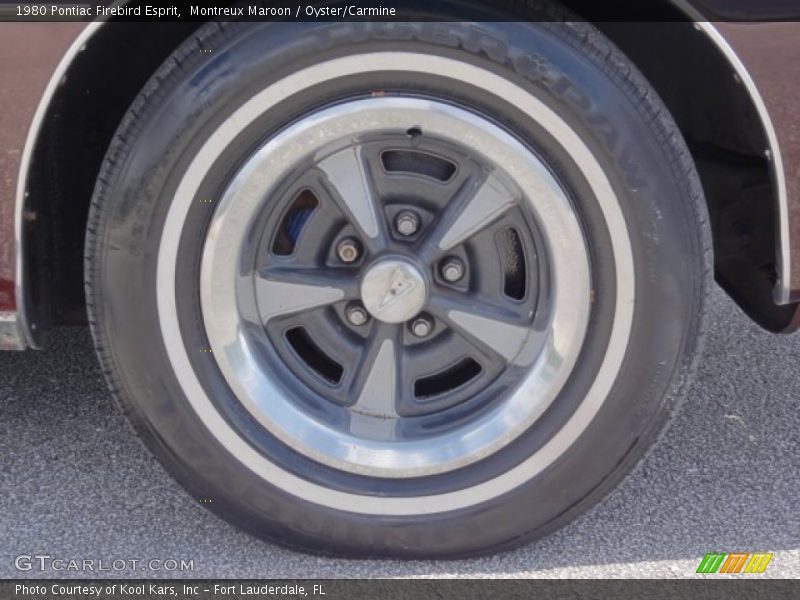 Montreux Maroon / Oyster/Carmine 1980 Pontiac Firebird Esprit