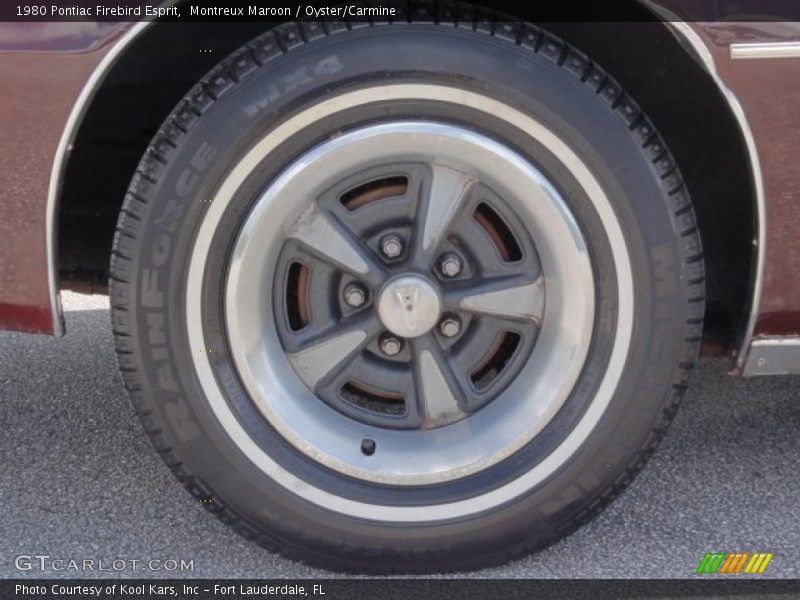 Montreux Maroon / Oyster/Carmine 1980 Pontiac Firebird Esprit