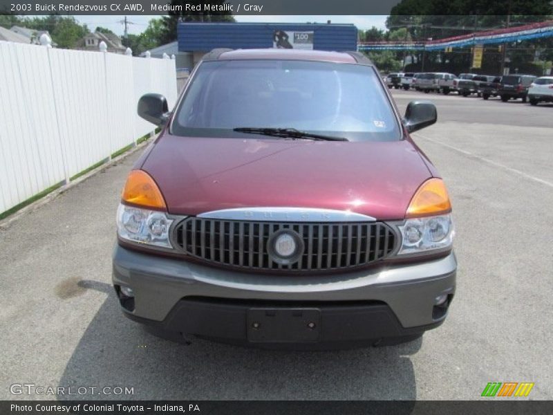 Medium Red Metallic / Gray 2003 Buick Rendezvous CX AWD