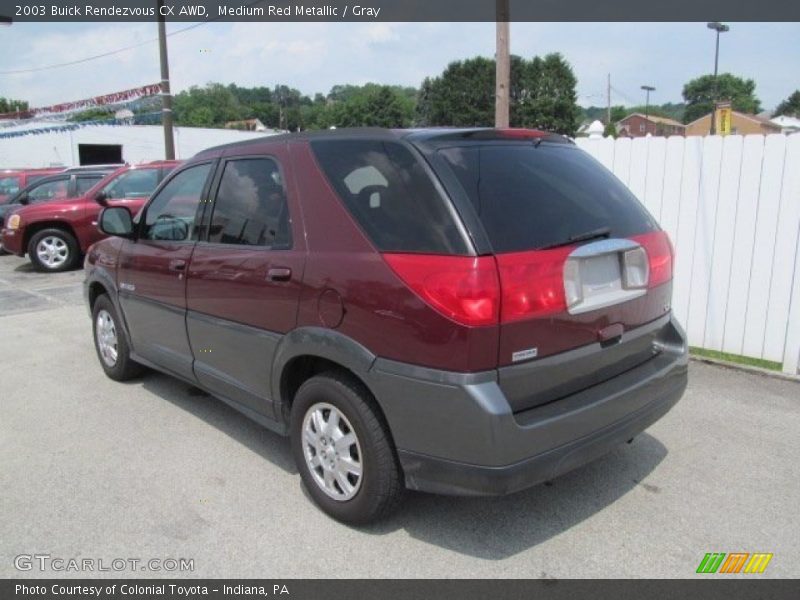 Medium Red Metallic / Gray 2003 Buick Rendezvous CX AWD