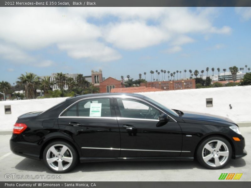 Black / Black 2012 Mercedes-Benz E 350 Sedan