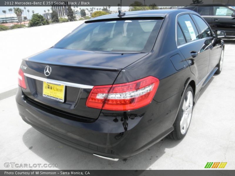 Black / Black 2012 Mercedes-Benz E 350 Sedan