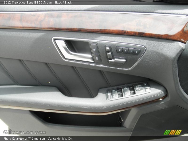 Black / Black 2012 Mercedes-Benz E 350 Sedan