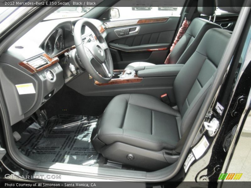 Black / Black 2012 Mercedes-Benz E 350 Sedan