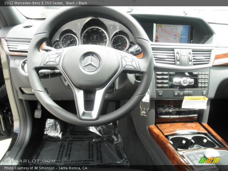 Black / Black 2012 Mercedes-Benz E 350 Sedan