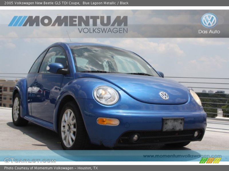 Blue Lagoon Metallic / Black 2005 Volkswagen New Beetle GLS TDI Coupe
