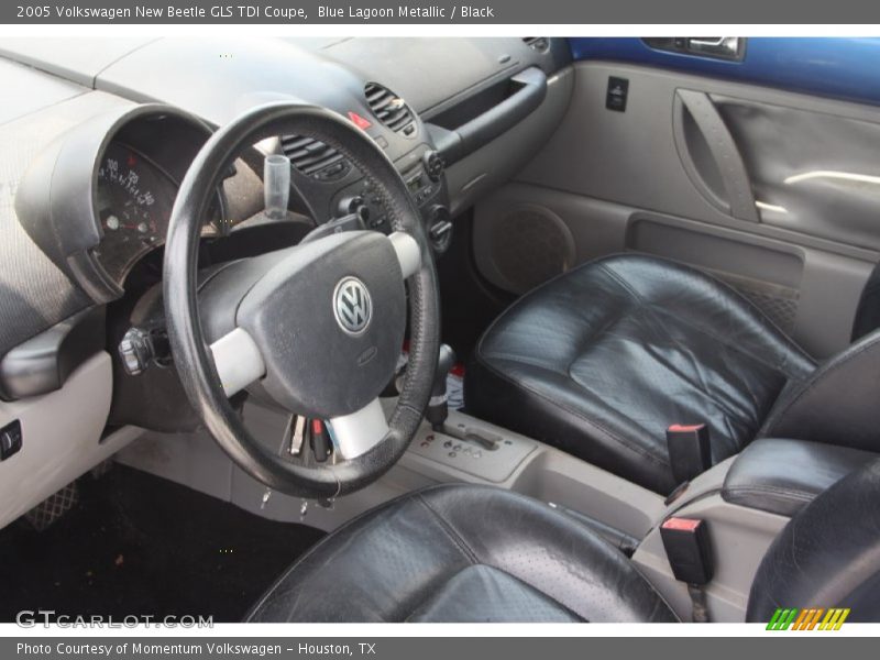 Blue Lagoon Metallic / Black 2005 Volkswagen New Beetle GLS TDI Coupe