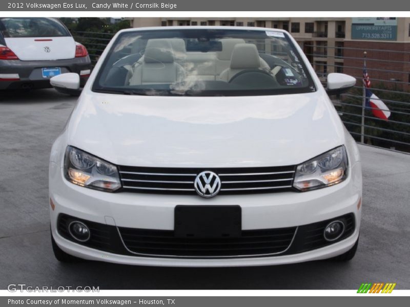 Candy White / Cornsilk Beige 2012 Volkswagen Eos Lux