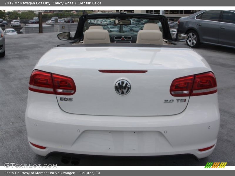 Candy White / Cornsilk Beige 2012 Volkswagen Eos Lux