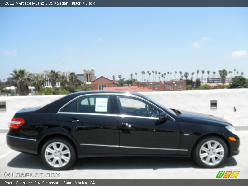Black / Black 2012 Mercedes-Benz E 350 Sedan