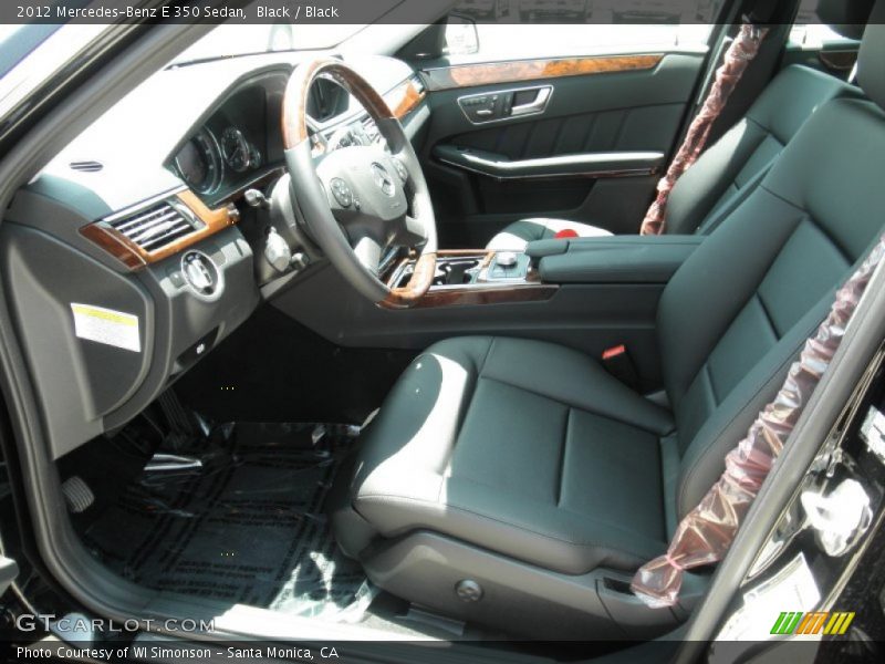 Black / Black 2012 Mercedes-Benz E 350 Sedan