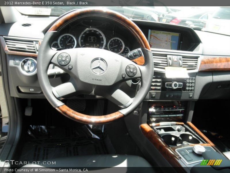 Black / Black 2012 Mercedes-Benz E 350 Sedan