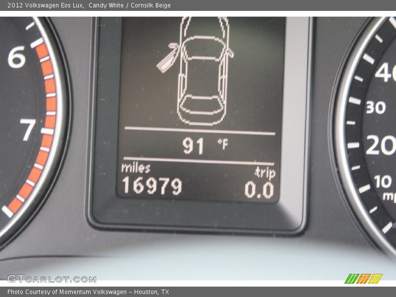 Candy White / Cornsilk Beige 2012 Volkswagen Eos Lux