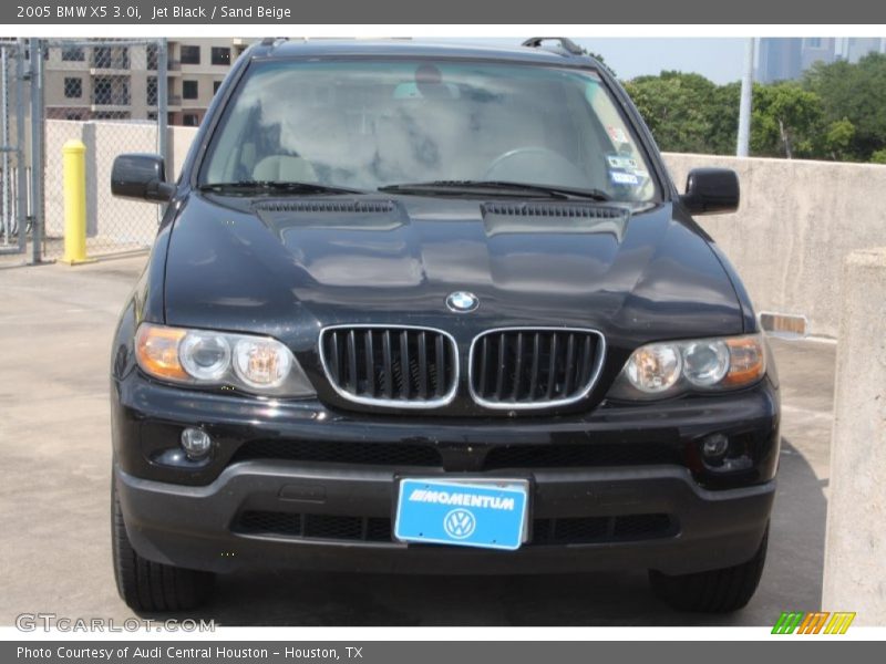 Jet Black / Sand Beige 2005 BMW X5 3.0i