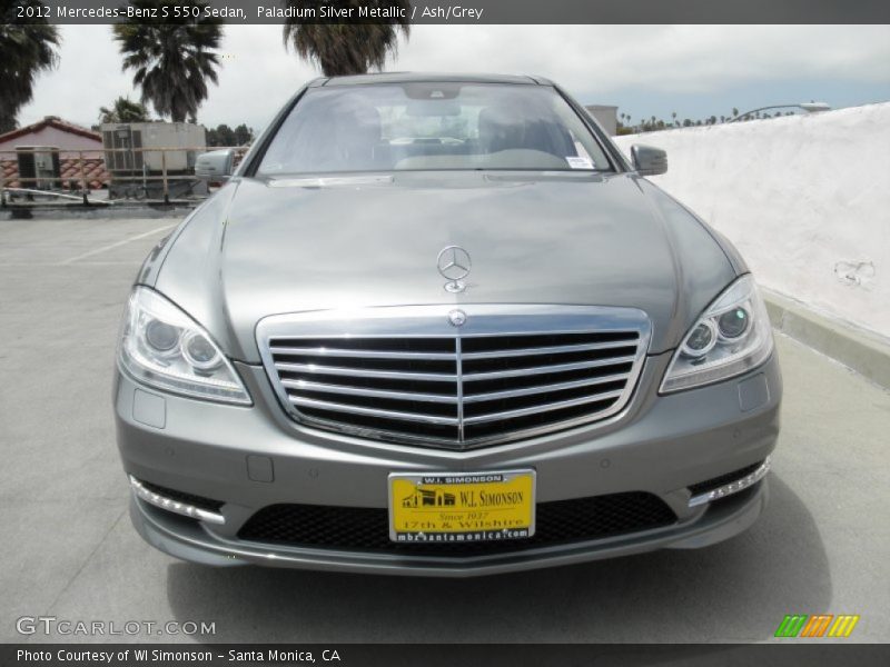 Paladium Silver Metallic / Ash/Grey 2012 Mercedes-Benz S 550 Sedan