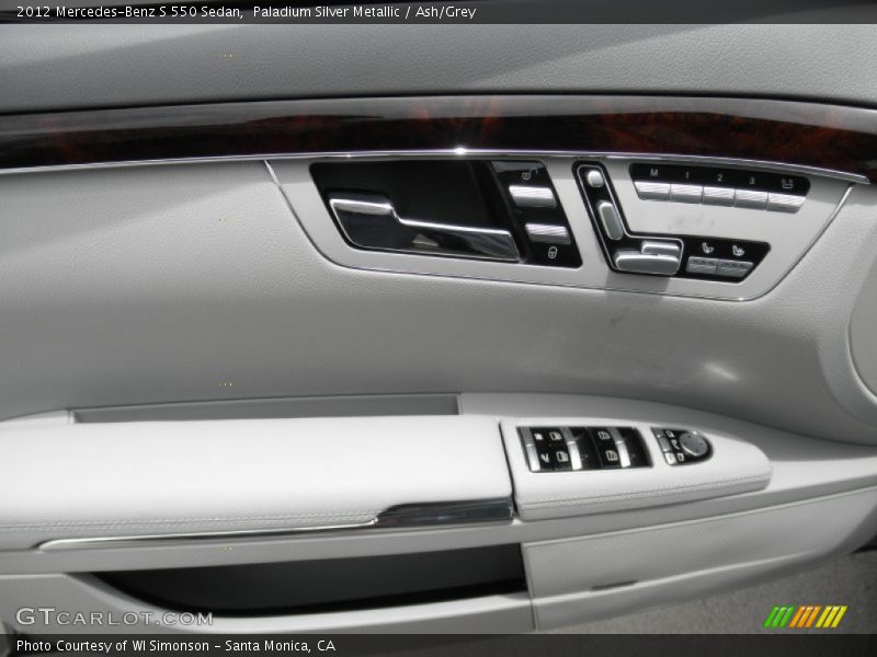 Paladium Silver Metallic / Ash/Grey 2012 Mercedes-Benz S 550 Sedan