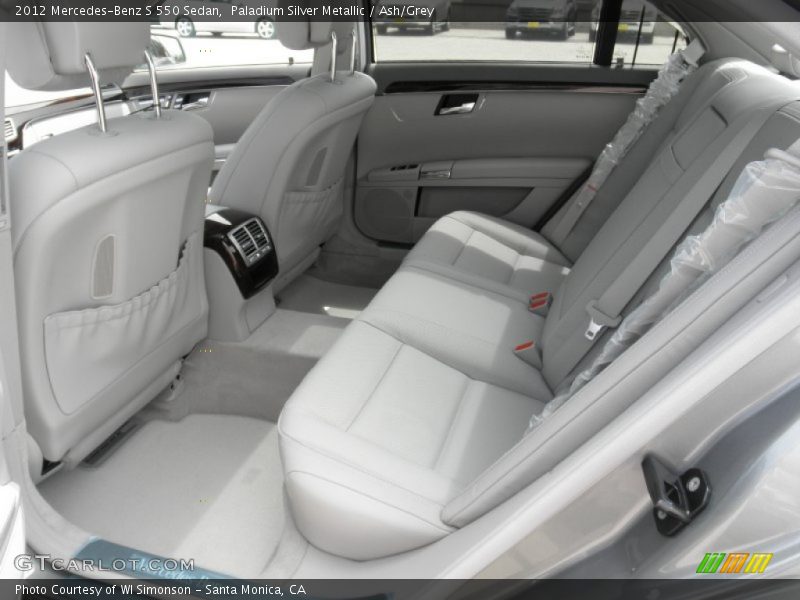 Paladium Silver Metallic / Ash/Grey 2012 Mercedes-Benz S 550 Sedan