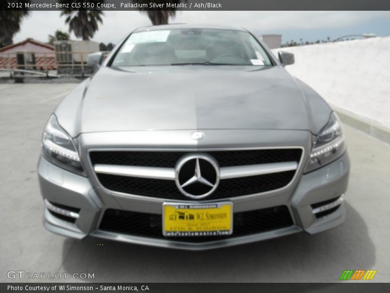 Palladium Silver Metallic / Ash/Black 2012 Mercedes-Benz CLS 550 Coupe