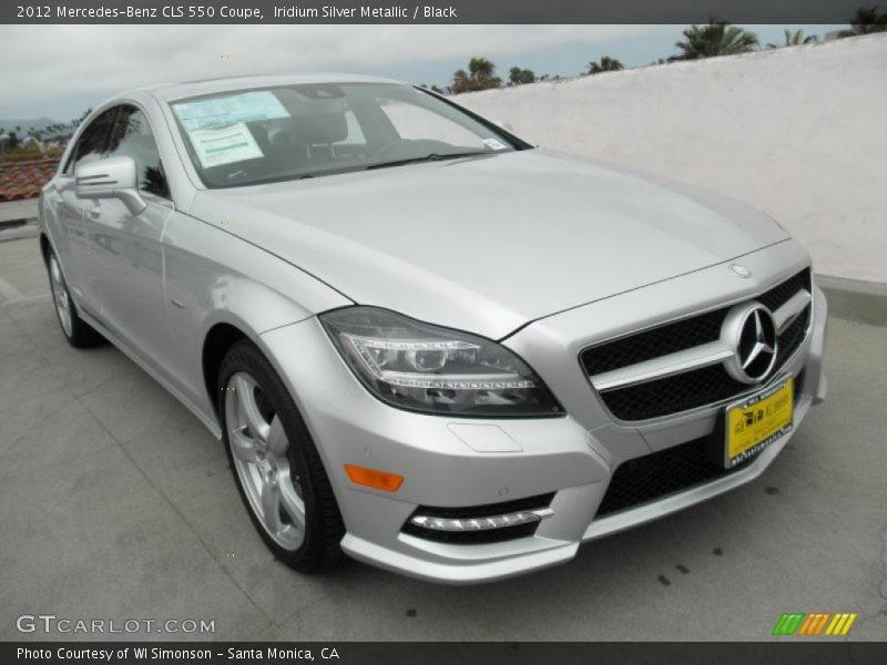 Iridium Silver Metallic / Black 2012 Mercedes-Benz CLS 550 Coupe