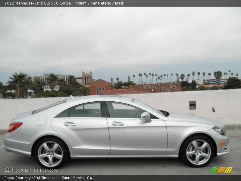 Iridium Silver Metallic / Black 2012 Mercedes-Benz CLS 550 Coupe