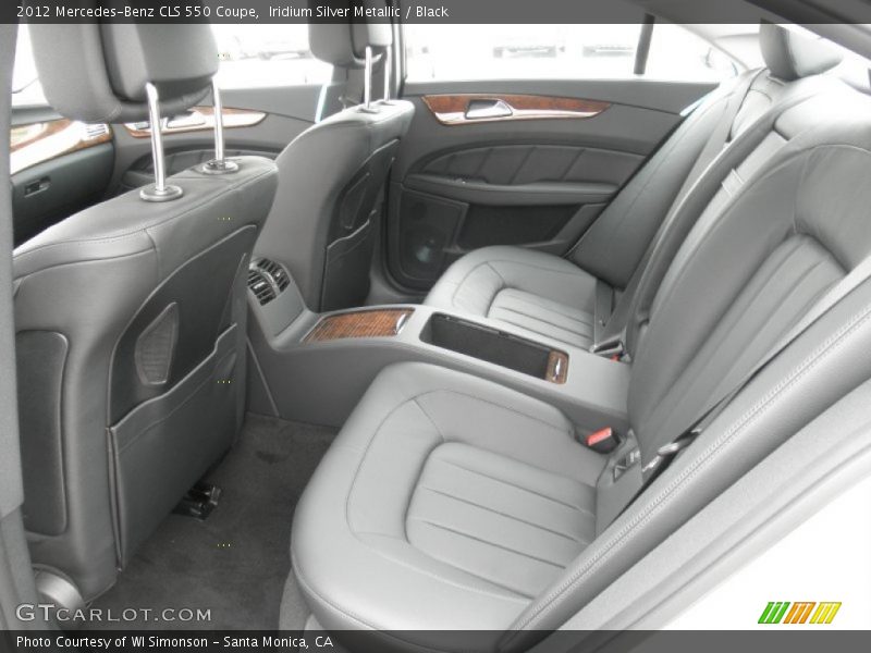 Iridium Silver Metallic / Black 2012 Mercedes-Benz CLS 550 Coupe