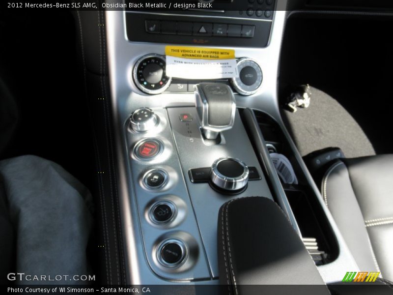 Controls of 2012 SLS AMG