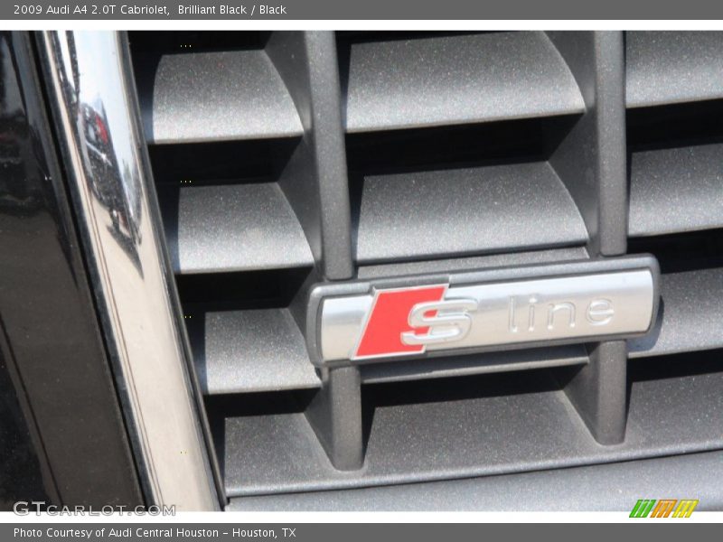 Brilliant Black / Black 2009 Audi A4 2.0T Cabriolet
