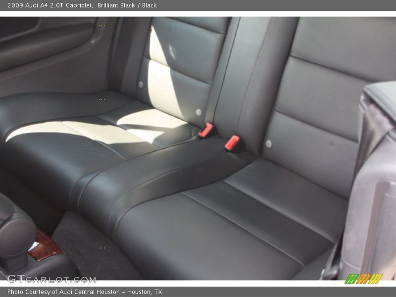 Brilliant Black / Black 2009 Audi A4 2.0T Cabriolet