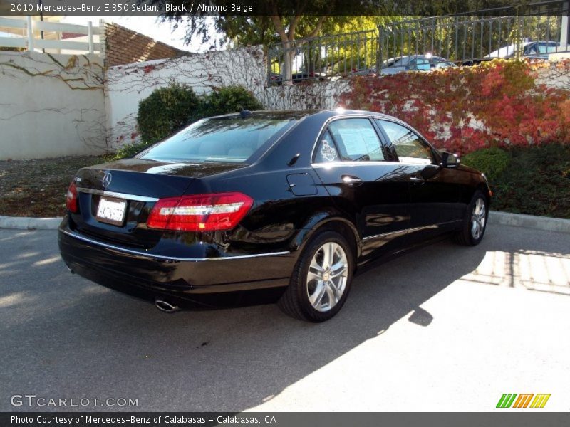 Black / Almond Beige 2010 Mercedes-Benz E 350 Sedan