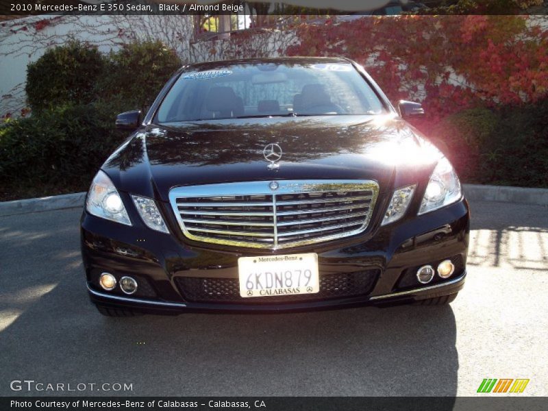 Black / Almond Beige 2010 Mercedes-Benz E 350 Sedan