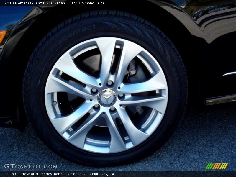 Black / Almond Beige 2010 Mercedes-Benz E 350 Sedan