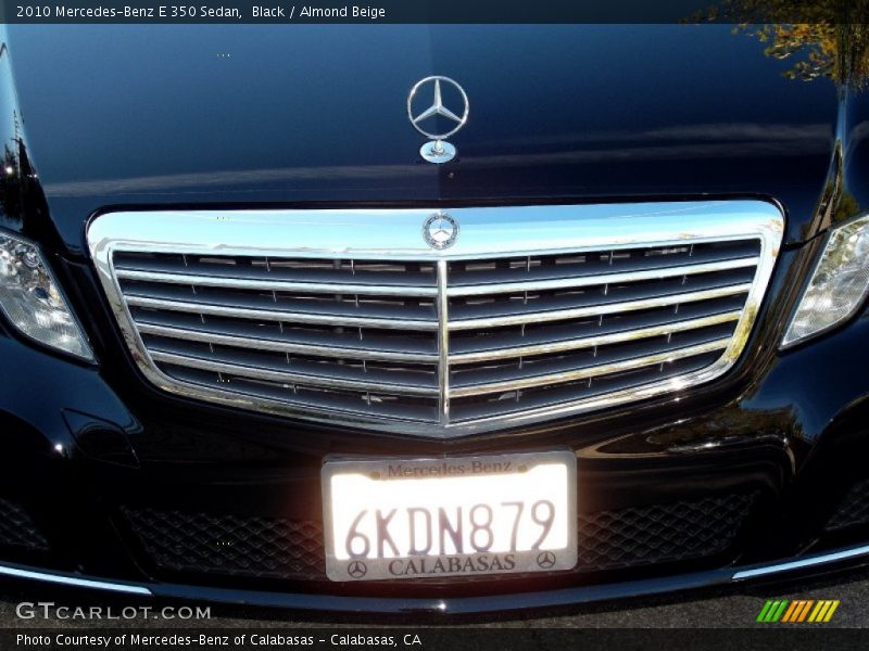 Black / Almond Beige 2010 Mercedes-Benz E 350 Sedan