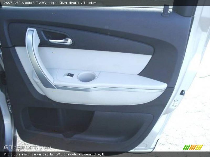Liquid Silver Metallic / Titanium 2007 GMC Acadia SLT AWD