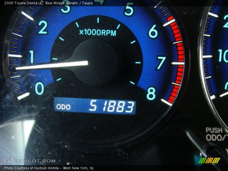 Blue Mirage Metallic / Taupe 2006 Toyota Sienna LE