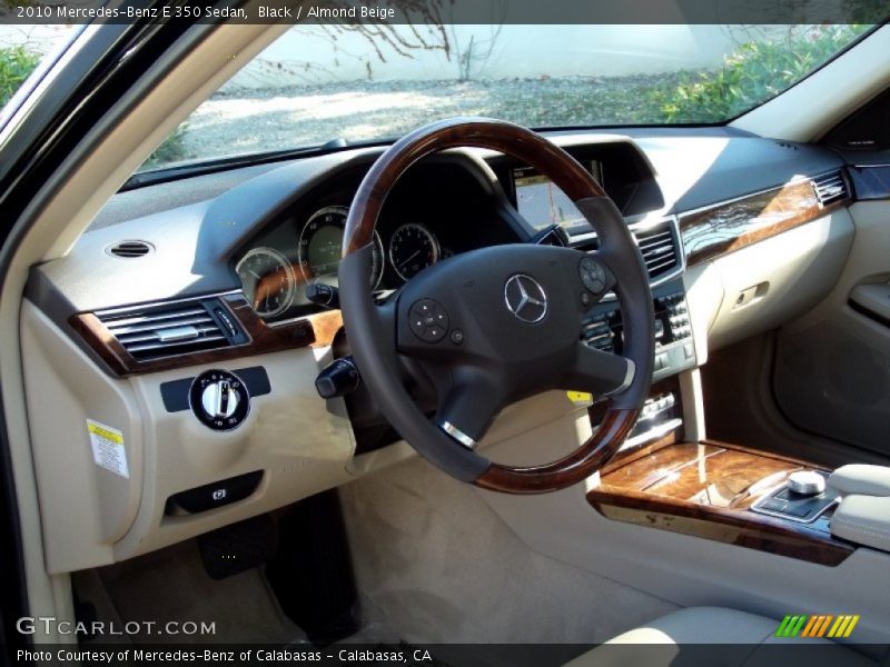 Black / Almond Beige 2010 Mercedes-Benz E 350 Sedan