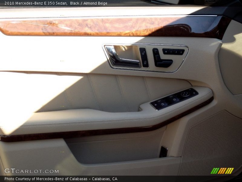 Black / Almond Beige 2010 Mercedes-Benz E 350 Sedan