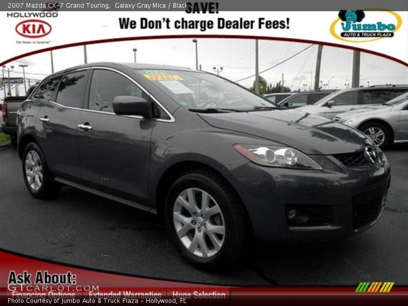 Galaxy Gray Mica / Black 2007 Mazda CX-7 Grand Touring