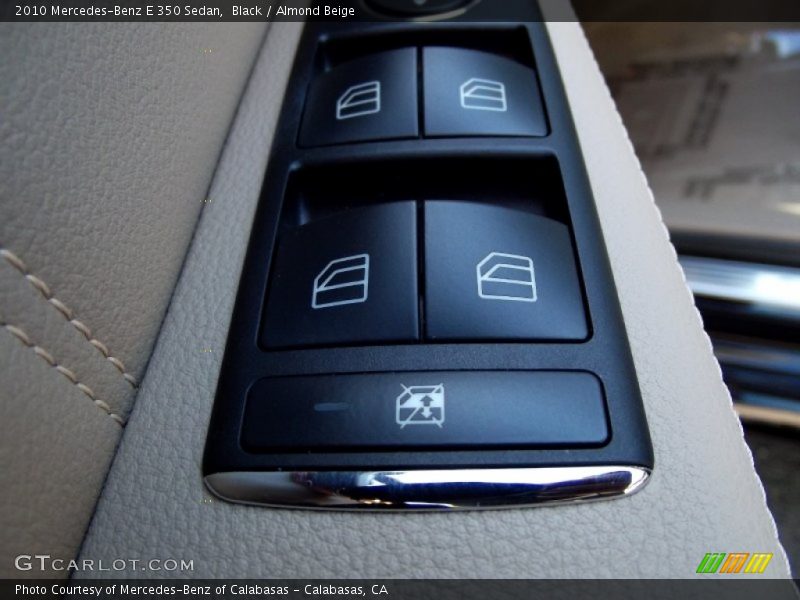 Black / Almond Beige 2010 Mercedes-Benz E 350 Sedan