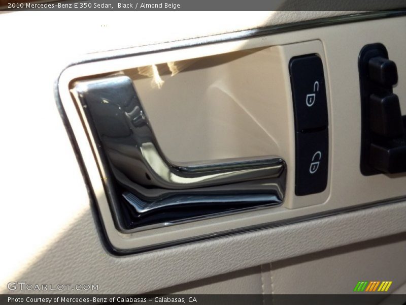 Black / Almond Beige 2010 Mercedes-Benz E 350 Sedan
