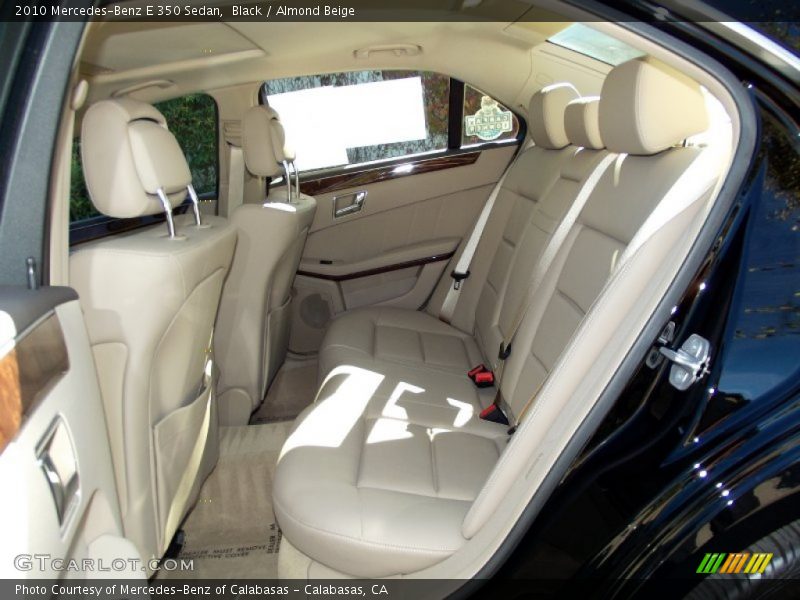 Black / Almond Beige 2010 Mercedes-Benz E 350 Sedan