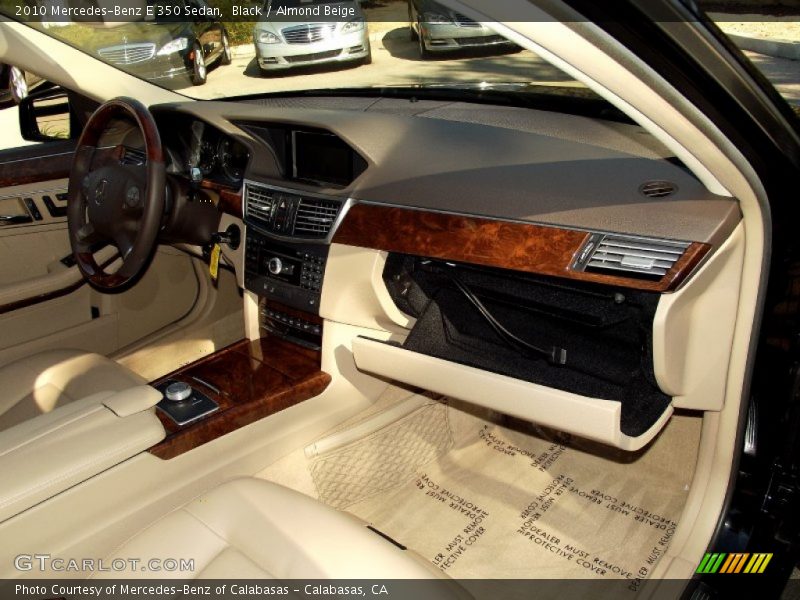 Black / Almond Beige 2010 Mercedes-Benz E 350 Sedan