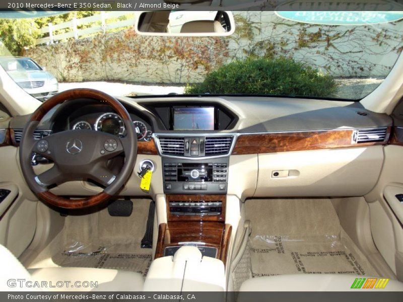Black / Almond Beige 2010 Mercedes-Benz E 350 Sedan