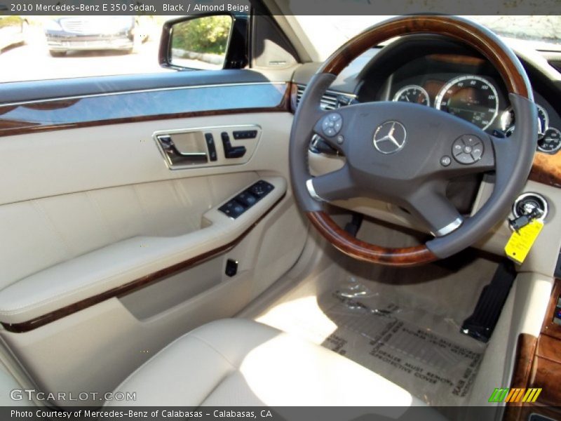 Black / Almond Beige 2010 Mercedes-Benz E 350 Sedan